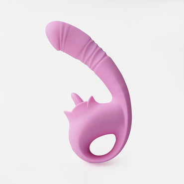 VIBRADOR CON LENGUA LISSA