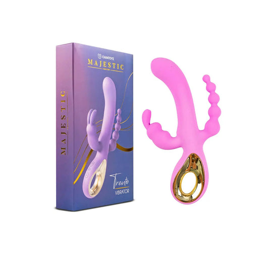 Camtoyz Trento Majestic Vibrador Triple Estimulación Interna Externa by lamoresex