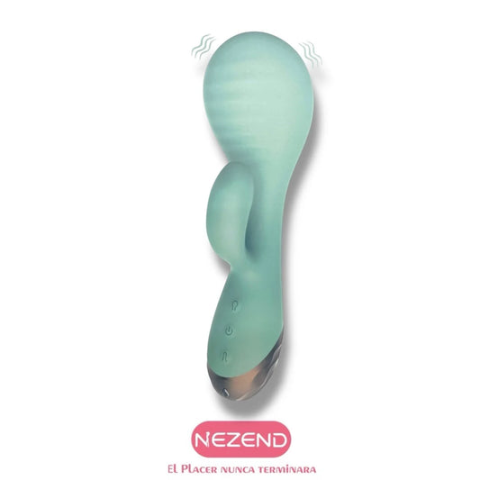 VIBRADOR DOBLE ESTIMULACION INFLABLE PLATINIUM