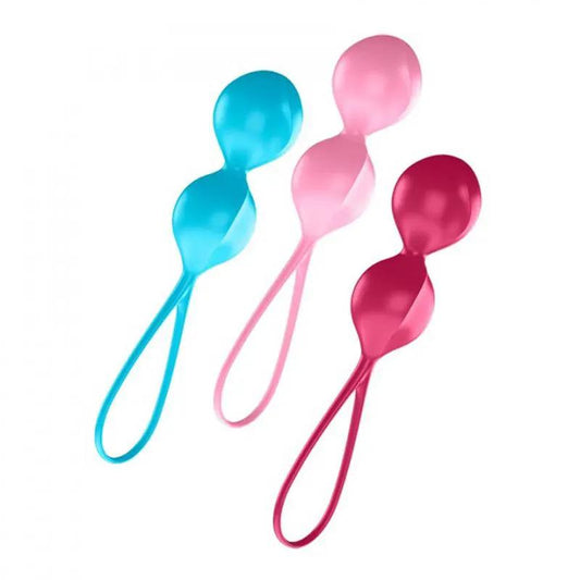 Satisfyer V Balls De Silicona Con Pesos Variables Para Suelo Pélvico by lamoresex
