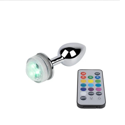 Yako Inserto Luminoso De Acero Inoxidable Con Control Remoto by lamoresex
