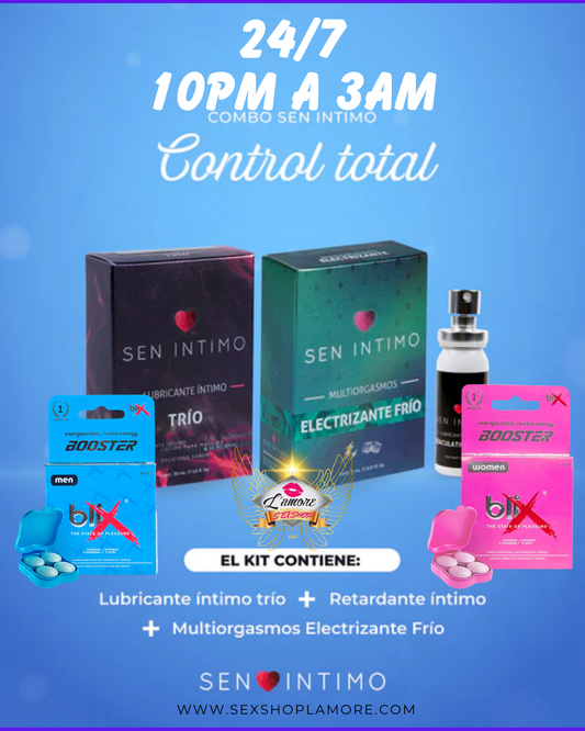 Combo: Control total 24/7 10PM A 3AM