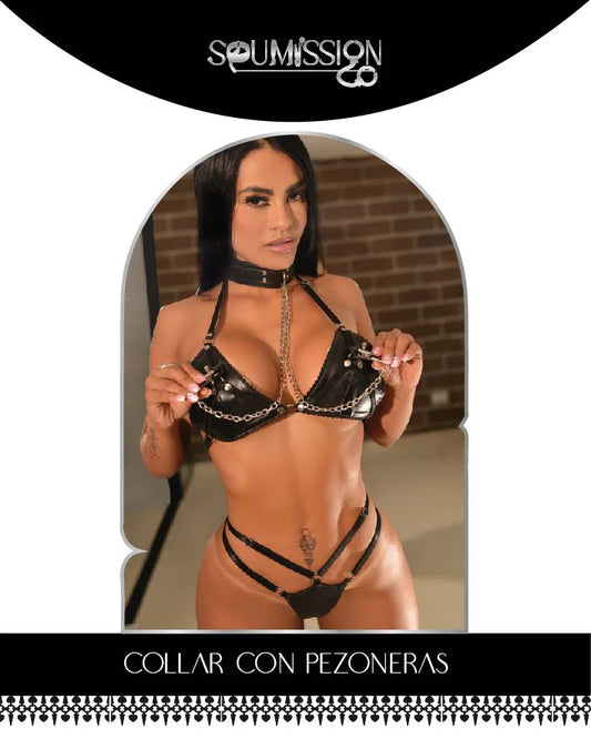 Collar Con Pezoneras