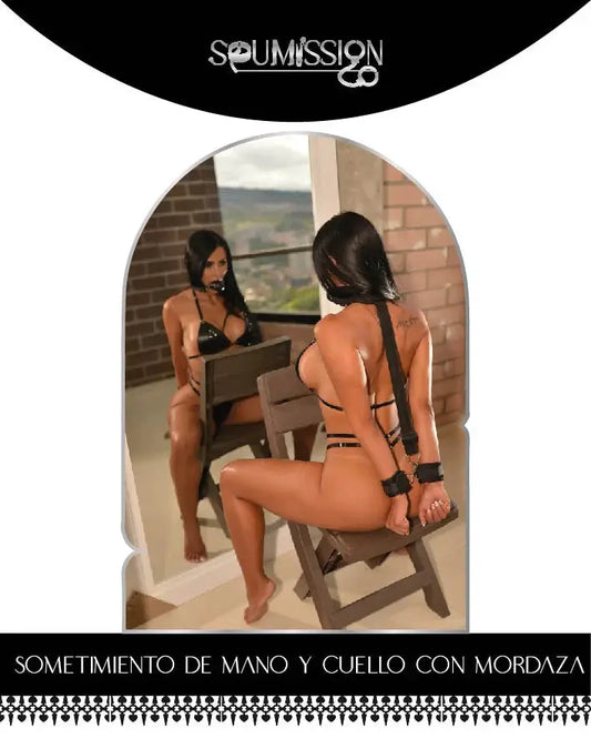 Collar Ajustable Con Mordaza De Metal Seguro Para Control Total by lamoresex