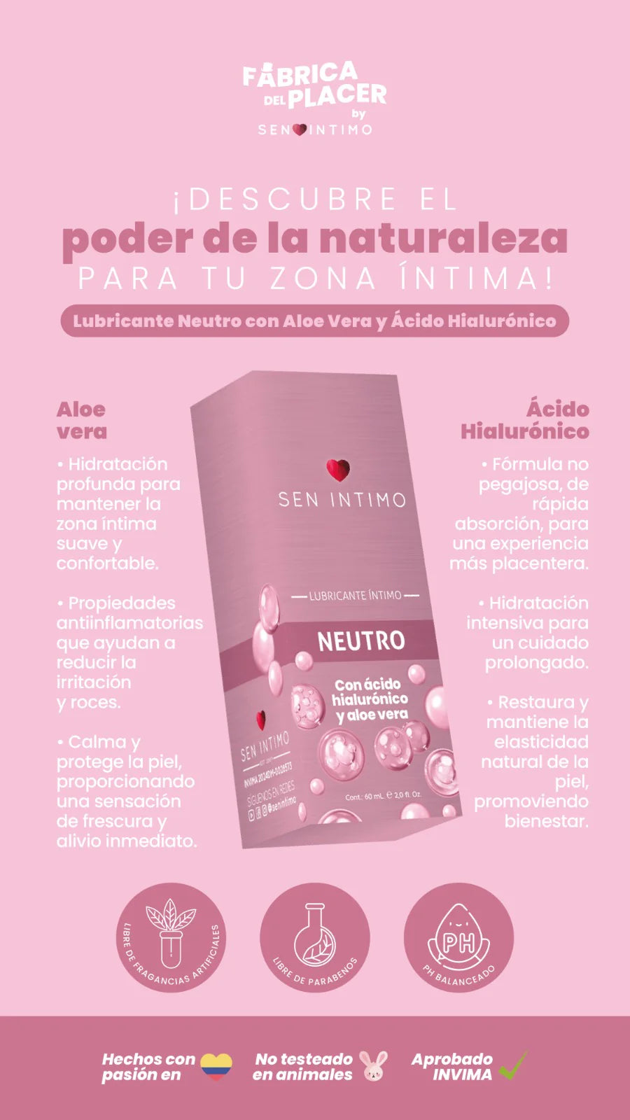 SEN INTIMO NEUTRO ACIDO HIALURONICO Y ALOE VERA 55 ML