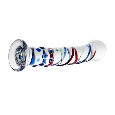 Dispositivo De Vidrio Con Rayas 3D No Tóxico Resistente by SEXGLASS