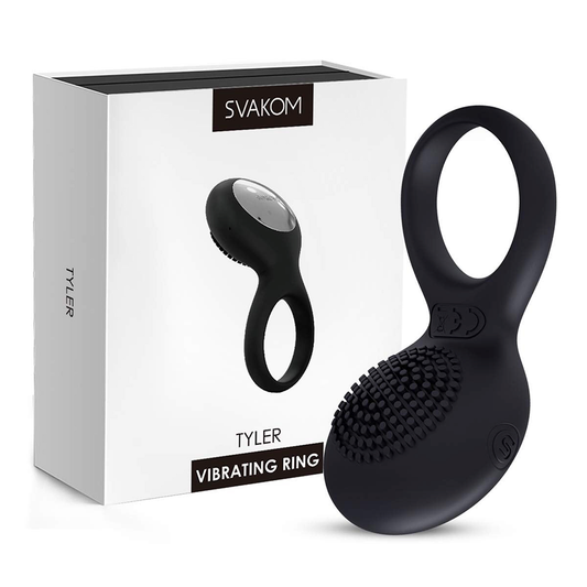 Anillo Vibrador Tyler Negro By Svakom