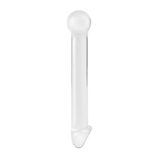 Sex Arrow Vidrio Dispositivo Con Cabeza Realista Y Base Con Nódulo by SEXGLASS