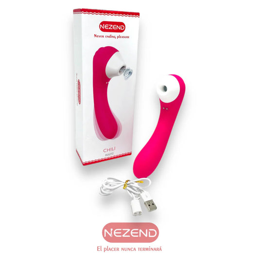 VIBRADOR SUCCIONADOR CLITORIAL CHILI BOOM
