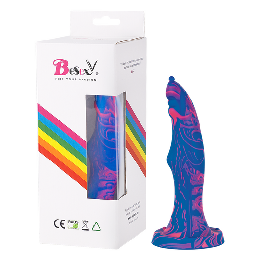 Dispositivo Silicona Grado Médico Con Base De Ventosa Y Tres Nódulos by BESEXY