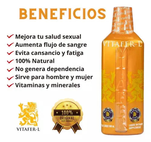 Vitafer L Jarabe Hierro y Vitamina C Energía y Vitalidad by lamoresex