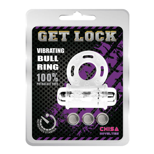 Bull Ring Clear Anillo de Silicona con Estimulación Vibratoria by CHISA