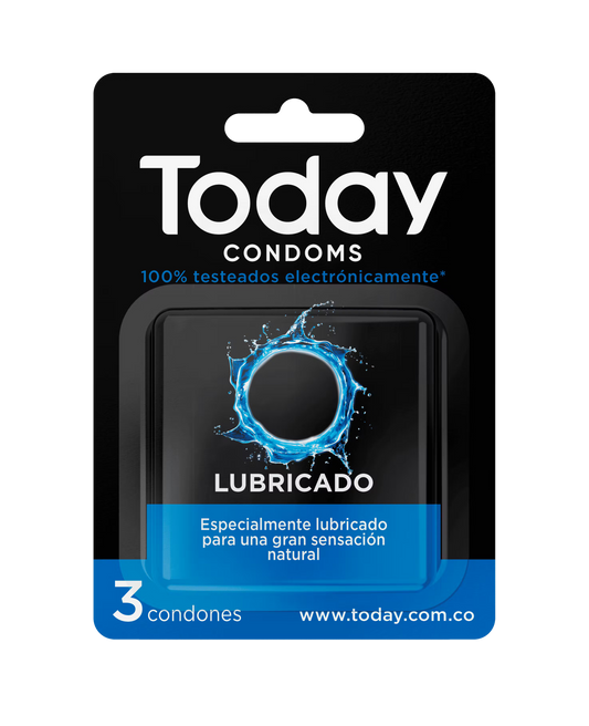 Today Condones Lubricados De Latex X3 Paquete De Tres Unidades by lamoresex