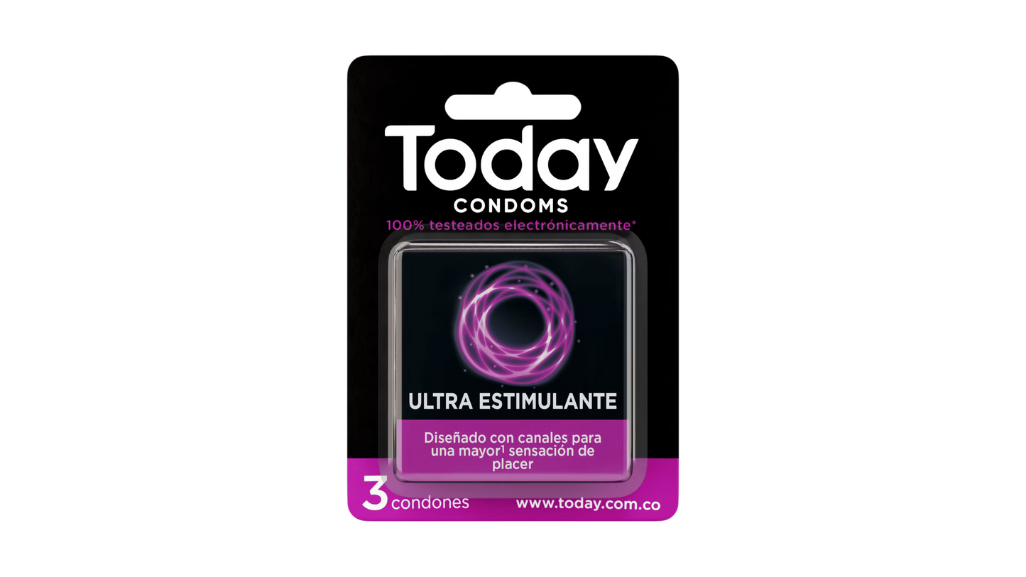 CONDONES TODAY ULTRA ESTIMULANTE X3
