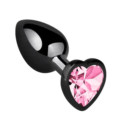 Accesorio Metálico Negro Con Forma De Corazón Para Dilatación by SEXSHOPLAMORE
