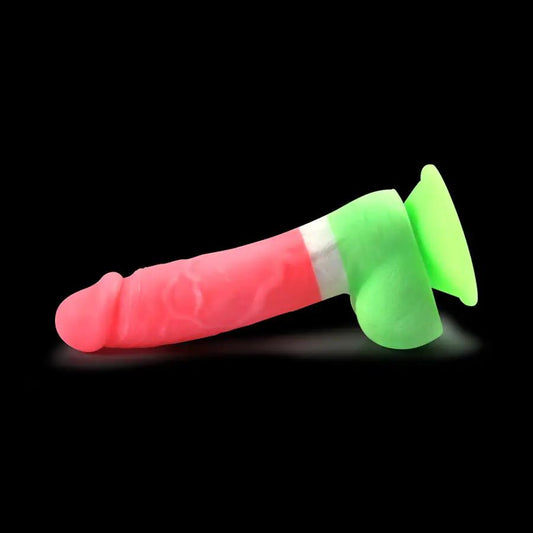 S Man Silicona Luminoso Multicolor Longitud Insertable 14.3 cm by BESEXY