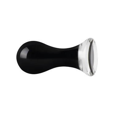 Tapón De Cristal Negro Con Base Transparente Y Alta Resistencia by SEXGLASS