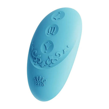 Jessica Set Masajeador De Lujo Silicona Azul Royal Con Control Remoto by ZALO