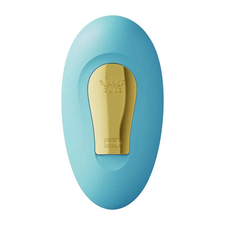 Jessica Set Masajeador De Lujo Silicona Azul Royal Con Control Remoto by ZALO