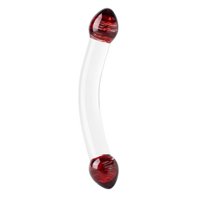 Dispositivo De Vidrio Con Doble Punta Transparente Duradero by SEXGLASS