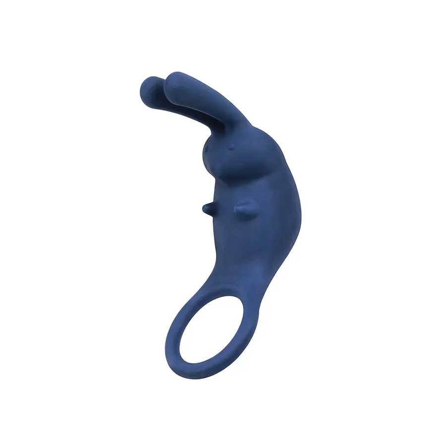 Anillo Vibrador Silicona Con 8 Funciones Conejo Azul by CHISA