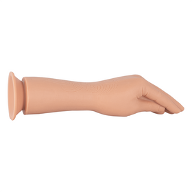 Forma Mano Silicona Médica Base Ventosa 28 Cm Color Carne by BESEXY