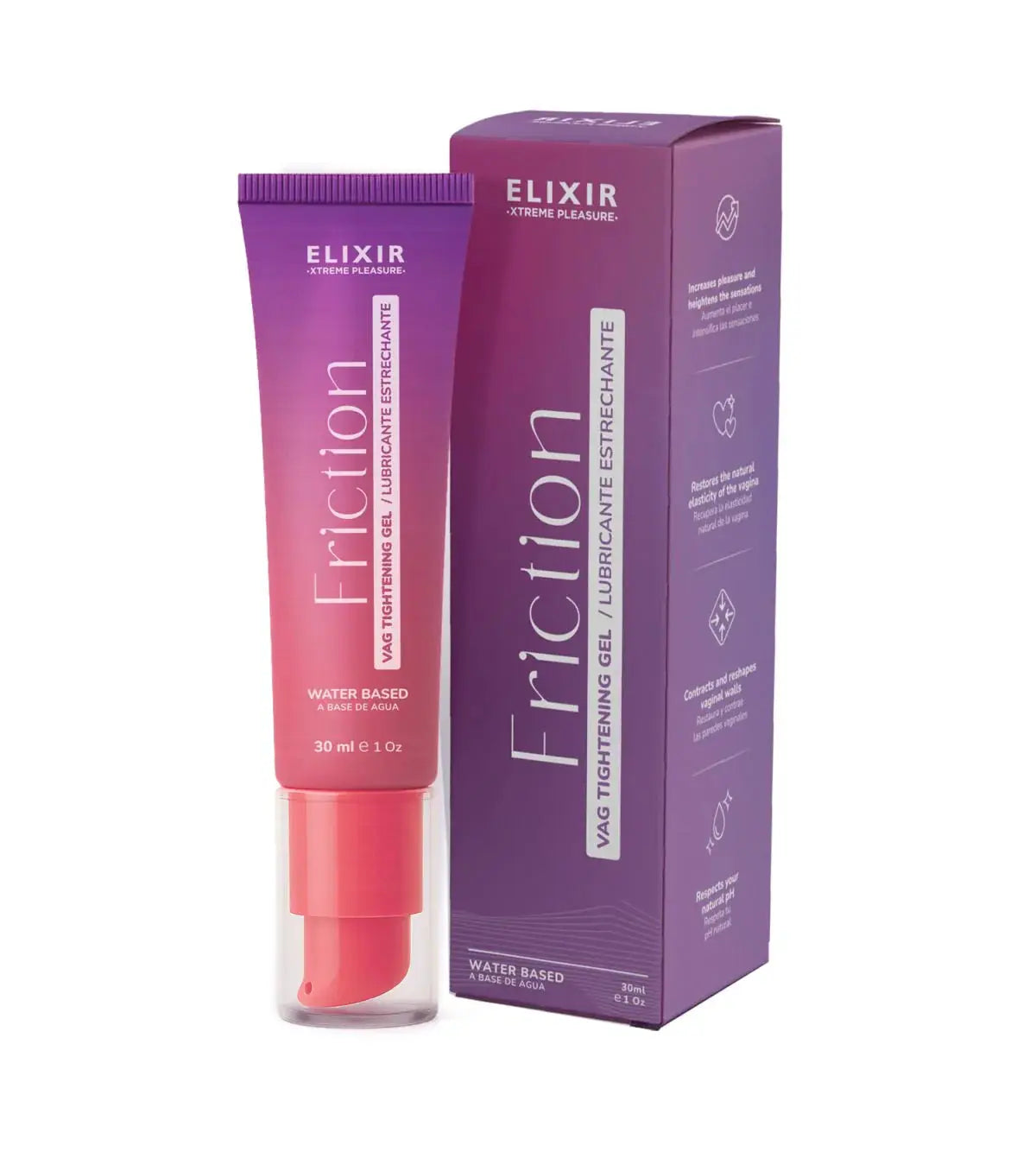 Elixir Lubricante Base Acuosa Con Efecto Contracción by lamoresex