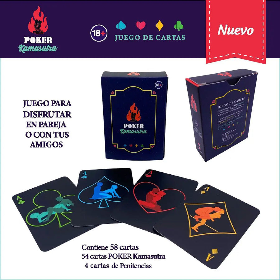 Juego De Cartas Poker Kamasutra Con Posiciones Variadas by lamoresex