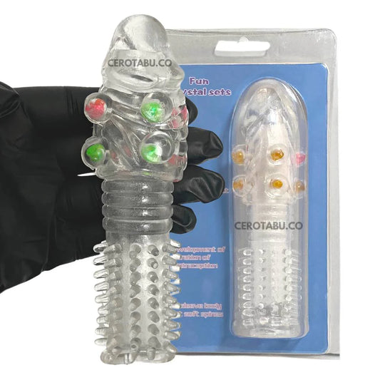 FUNDA DRAGON PERLAS PENIS SLEEVE