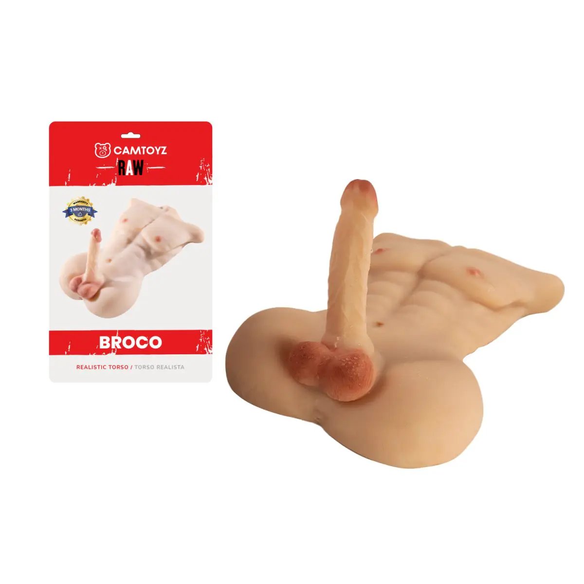 Camtoyz Torso Broco Silicona Realismo Corporal Preciso by lamoresex