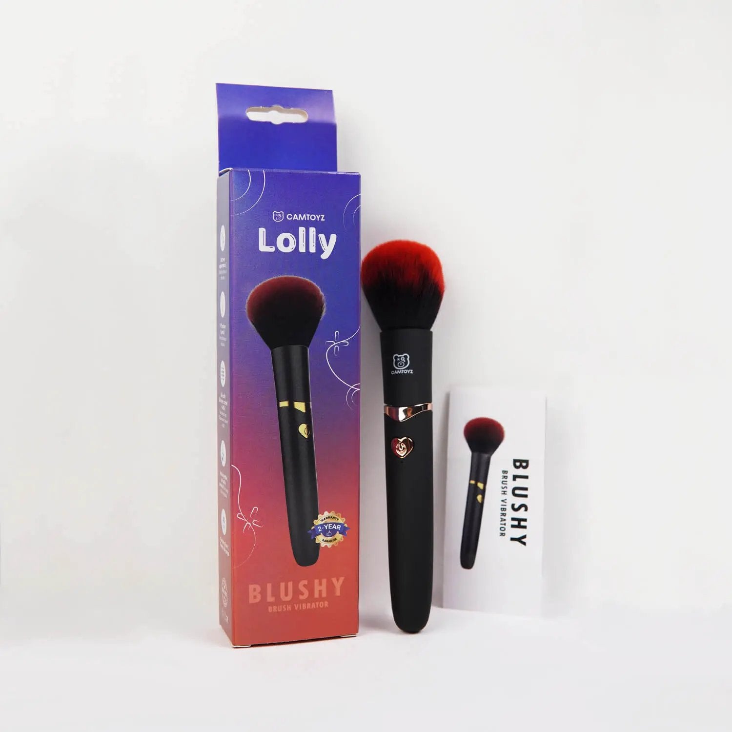Blushy Dispositivo Tipo Brocha Para Polvos Silicona Discreto by lamoresex