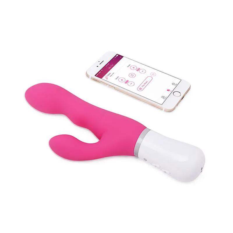 Lovense Nora Silicona Bluetooth Estimulación Doble by lamoresex