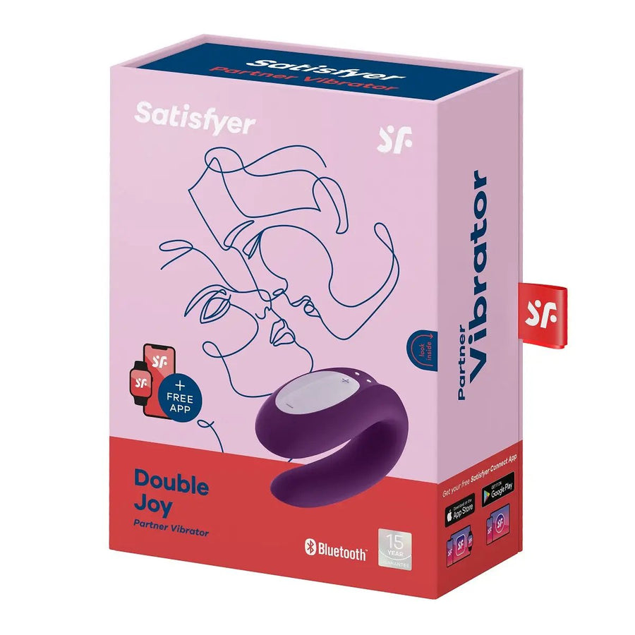 Satisfyer Double Joy Silicona Estimulación Dual Con App by lamoresex