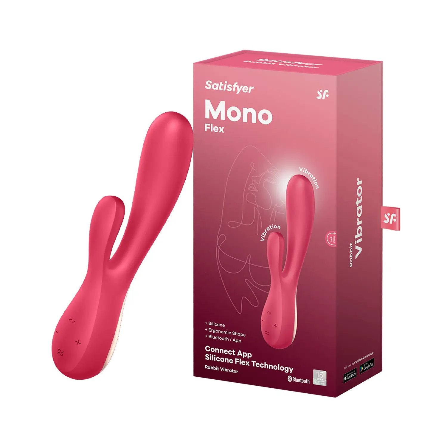 Satisfyer Mono Flex Silicona Estimulación Doble Dos Motores Potentes by lamoresex