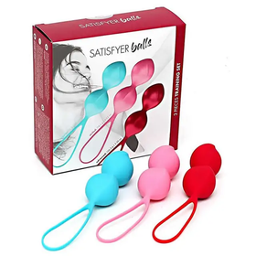 Satisfyer V Balls De Silicona Con Pesos Variables Para Suelo Pélvico by lamoresex