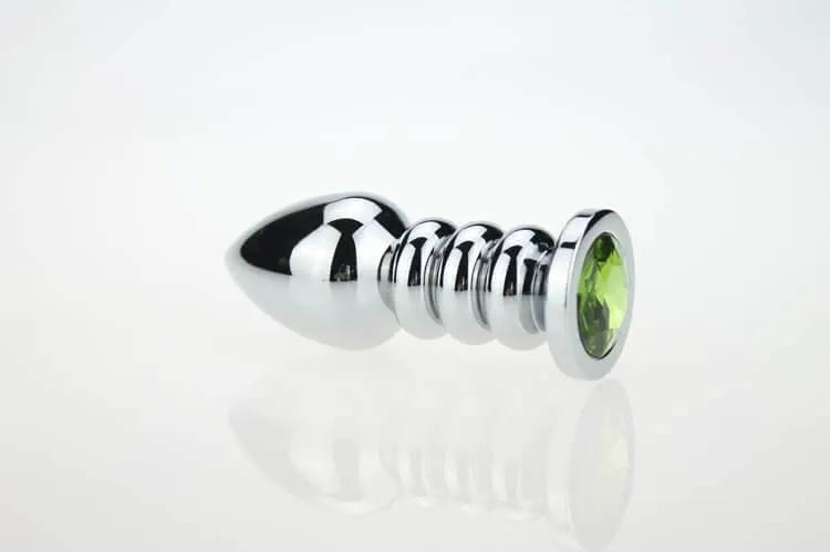 Caspia Inserto Metálico Con Joya Diseño Tipo Tornillo Inicio by lamoresex