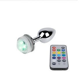 Yako Inserto Luminoso De Acero Inoxidable Con Control Remoto by lamoresex
