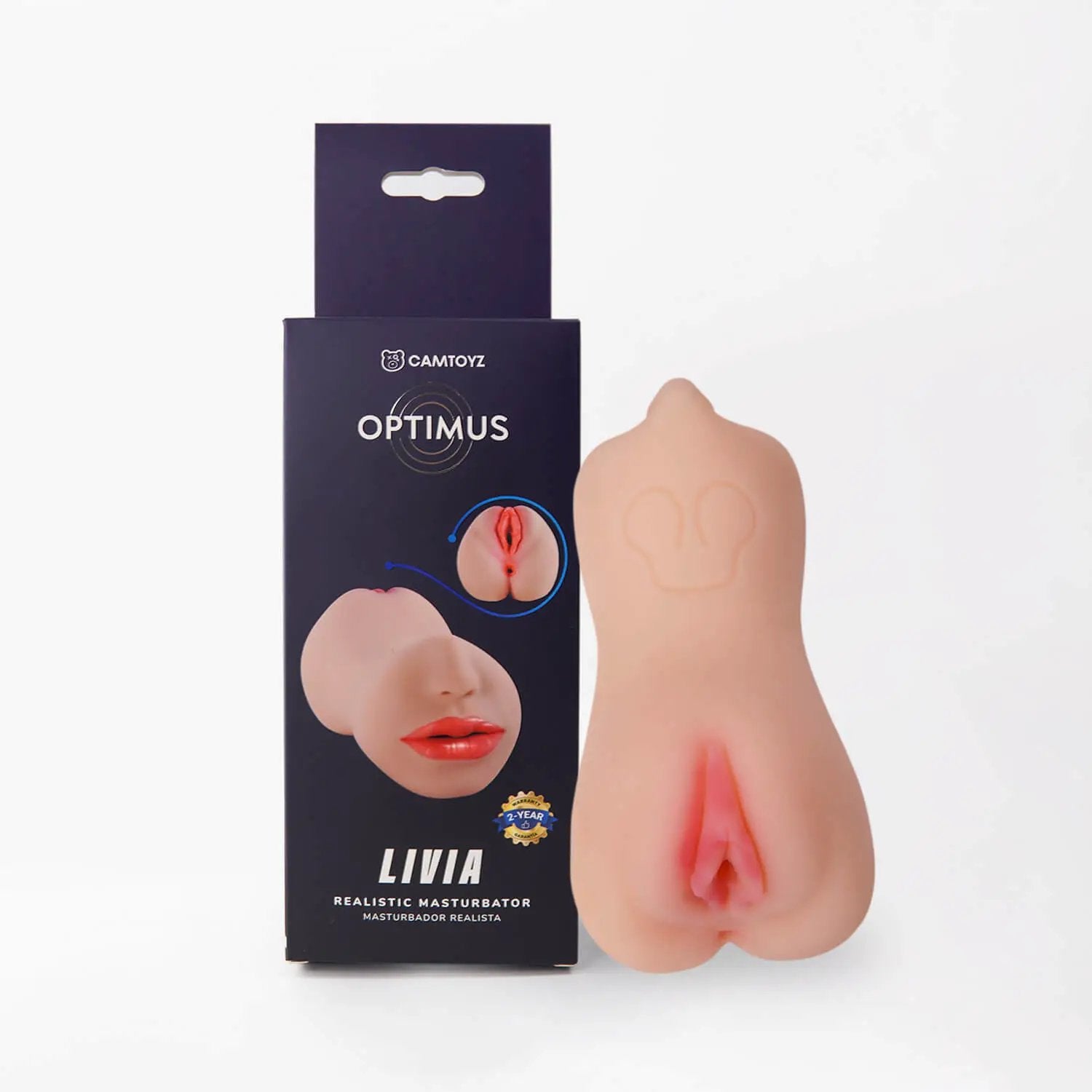 Camtoyz Livia Dispositivo Íntimo Realista Silicona Doble Entrada by lamoresex