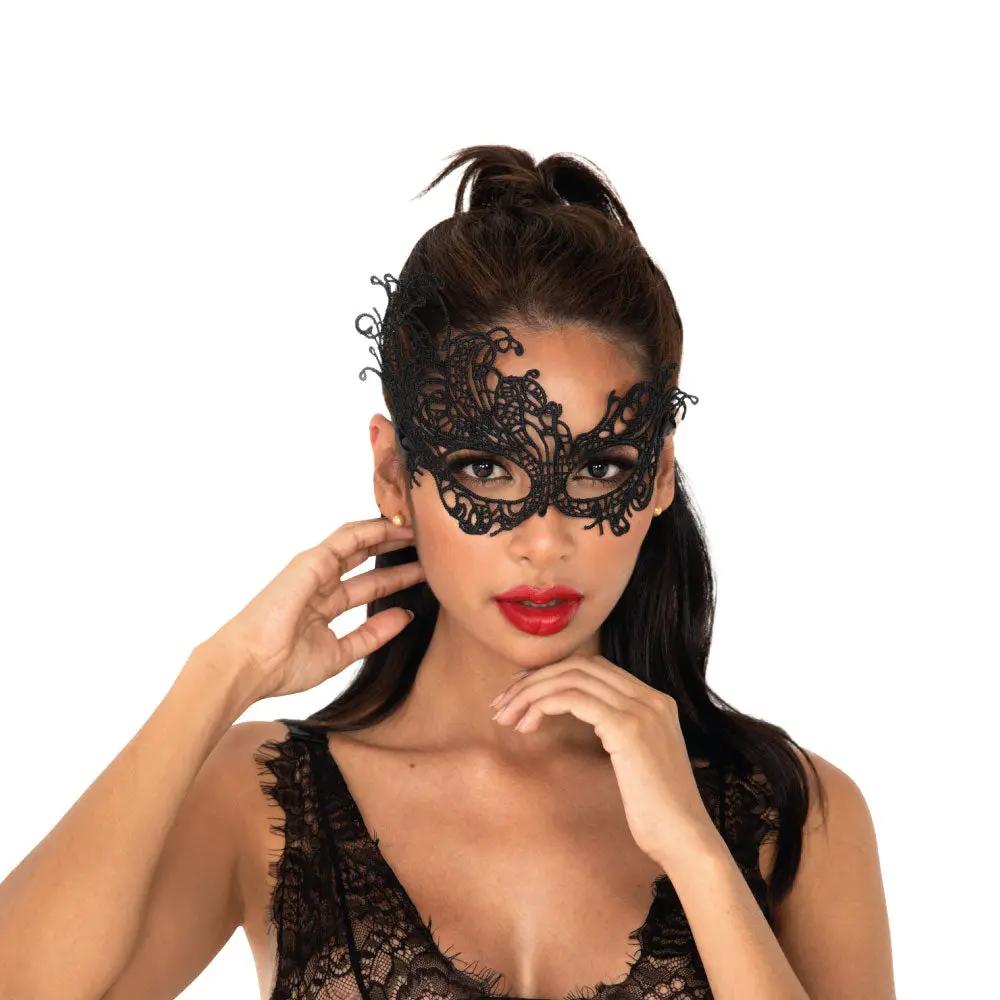Antifaz Lerot Seda Negro Diseño Comodidad Óptima Suave by lamoresex