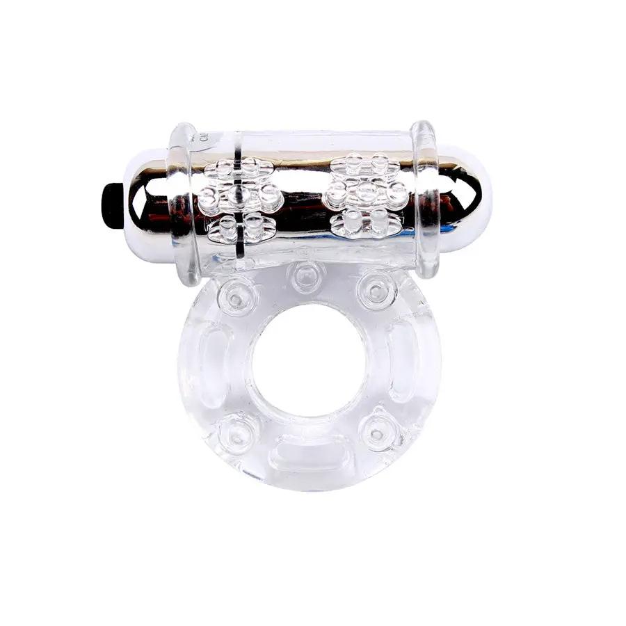 Bull Ring Clear Anillo de Silicona con Estimulación Vibratoria by CHISA