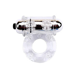 Bull Ring Clear Anillo de Silicona con Estimulación Vibratoria by CHISA