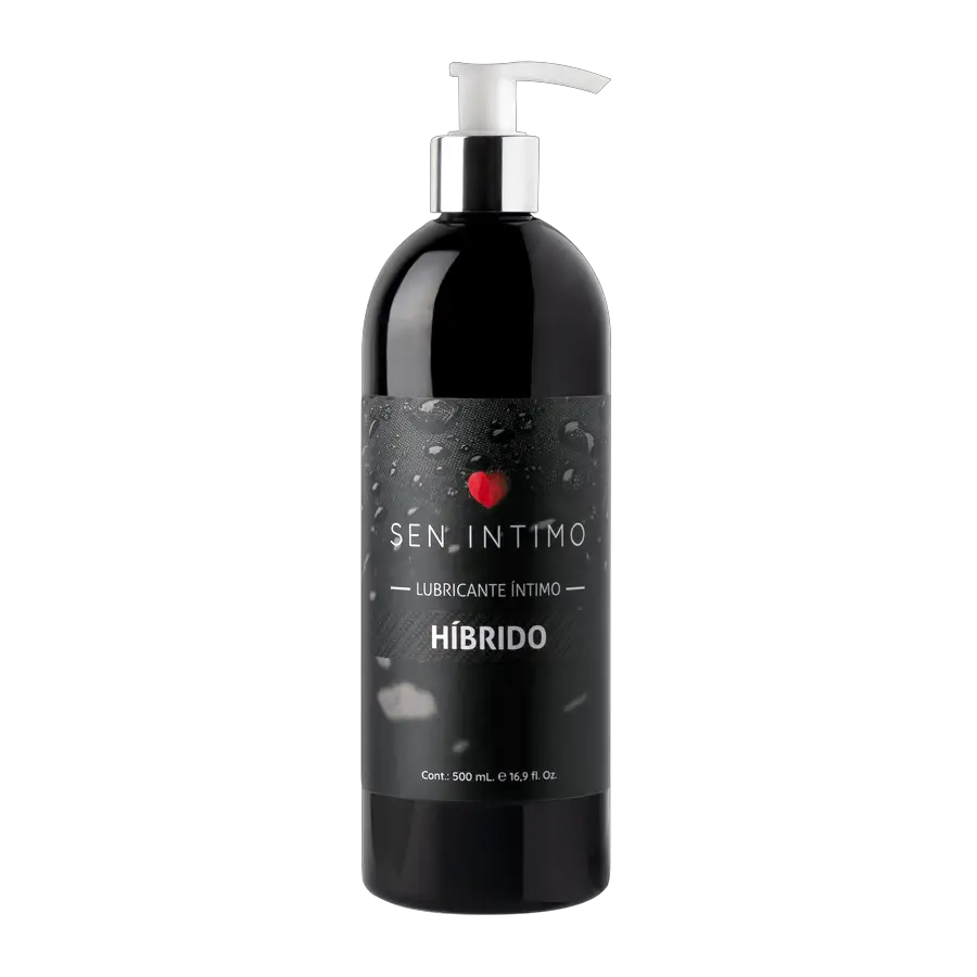 Sen Lubricante Hibrido 500 Ml Base Agua Y Silicona Prolonga Uso by lamoresex