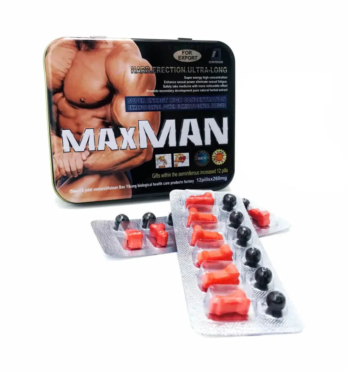 Max Man Ultra Pastillas Extractos Naturales Mejora Rendimiento by lamoresex