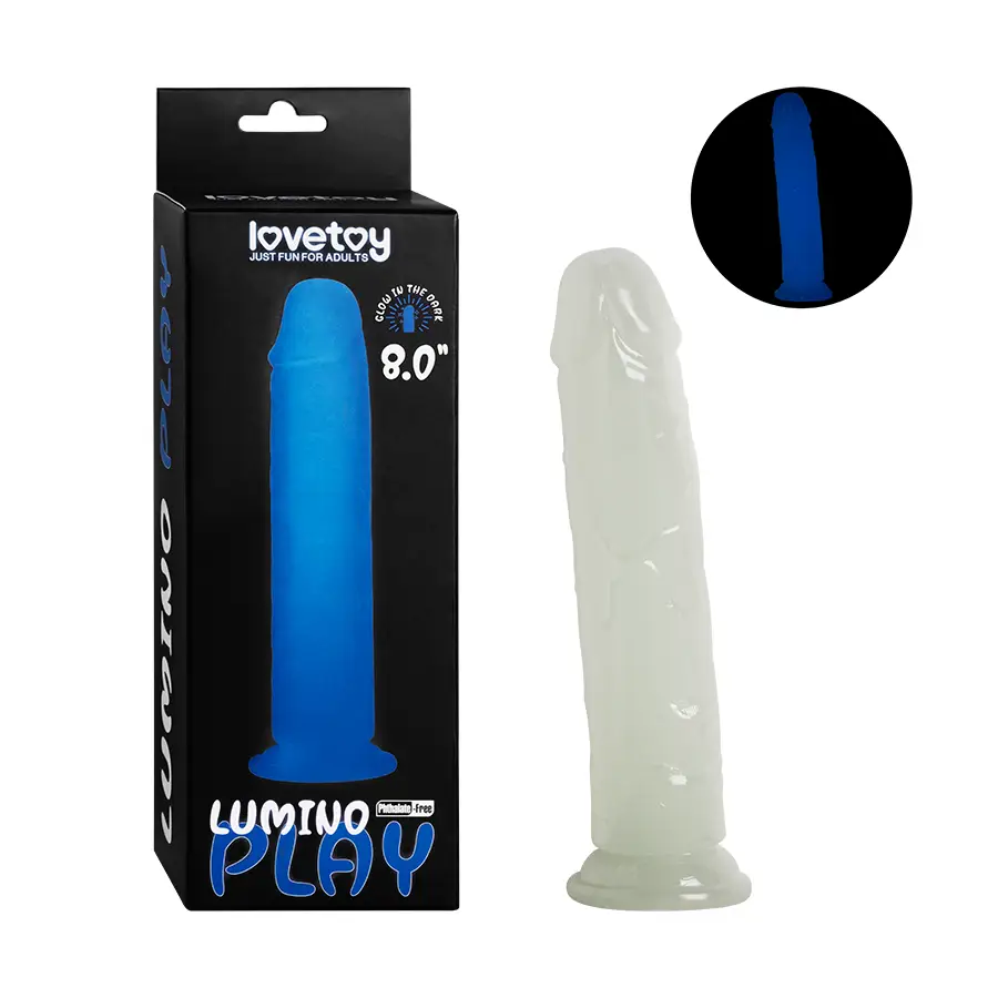 Lumino Play Dispositivo TPE Luz Azul Nocturna 8 Pulgadas by LOVETOY