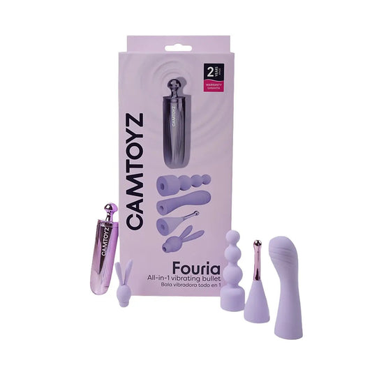 Camtoyz Bala Vibradora Silicona Con 4 Cabezales Intercambiables by CamToyz