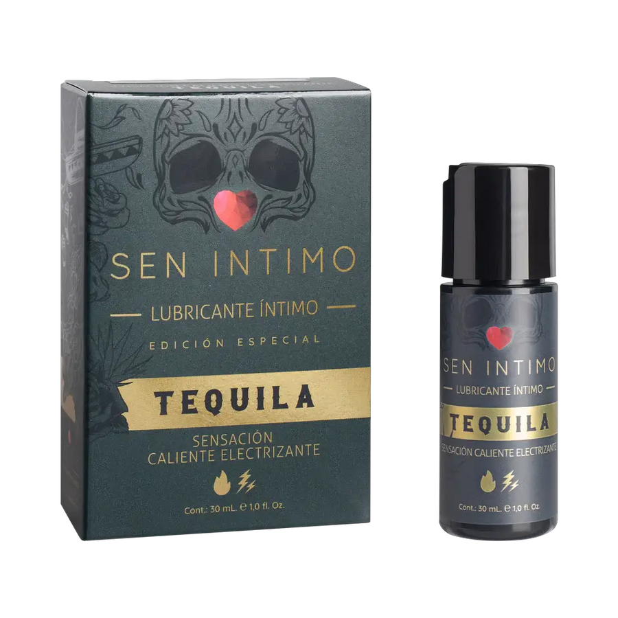 Sen Intimo Tequila Lubricante, Base Acuosa, Sabor Tequila by lamoresex