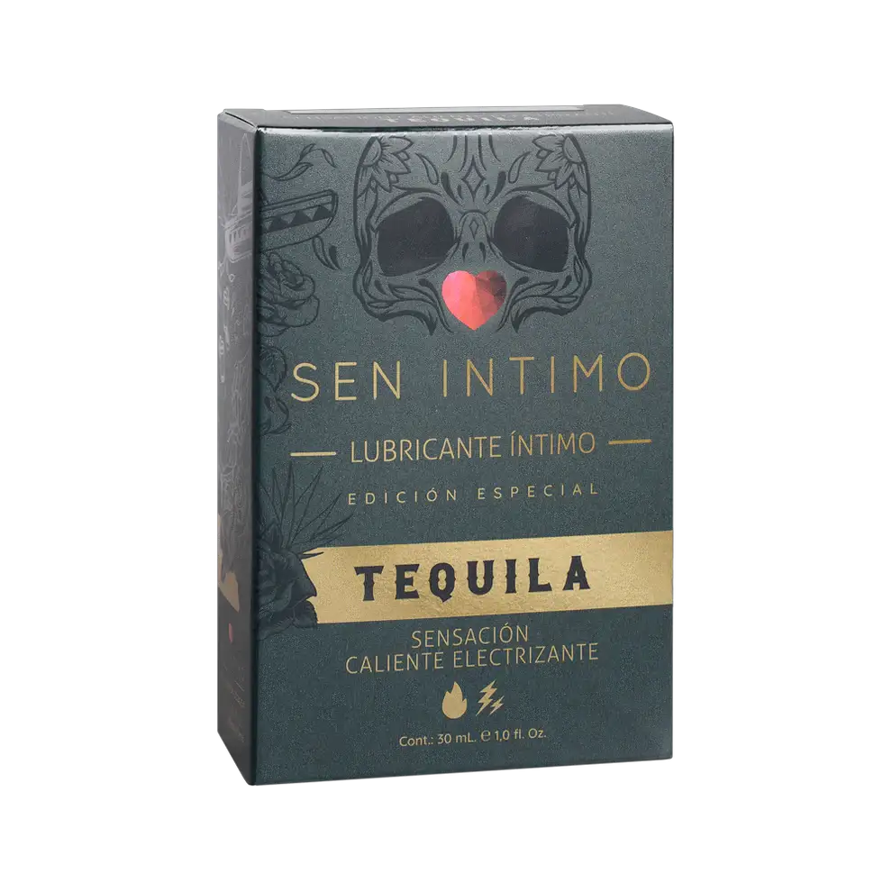 Sen Intimo Tequila Lubricante, Base Acuosa, Sabor Tequila by lamoresex
