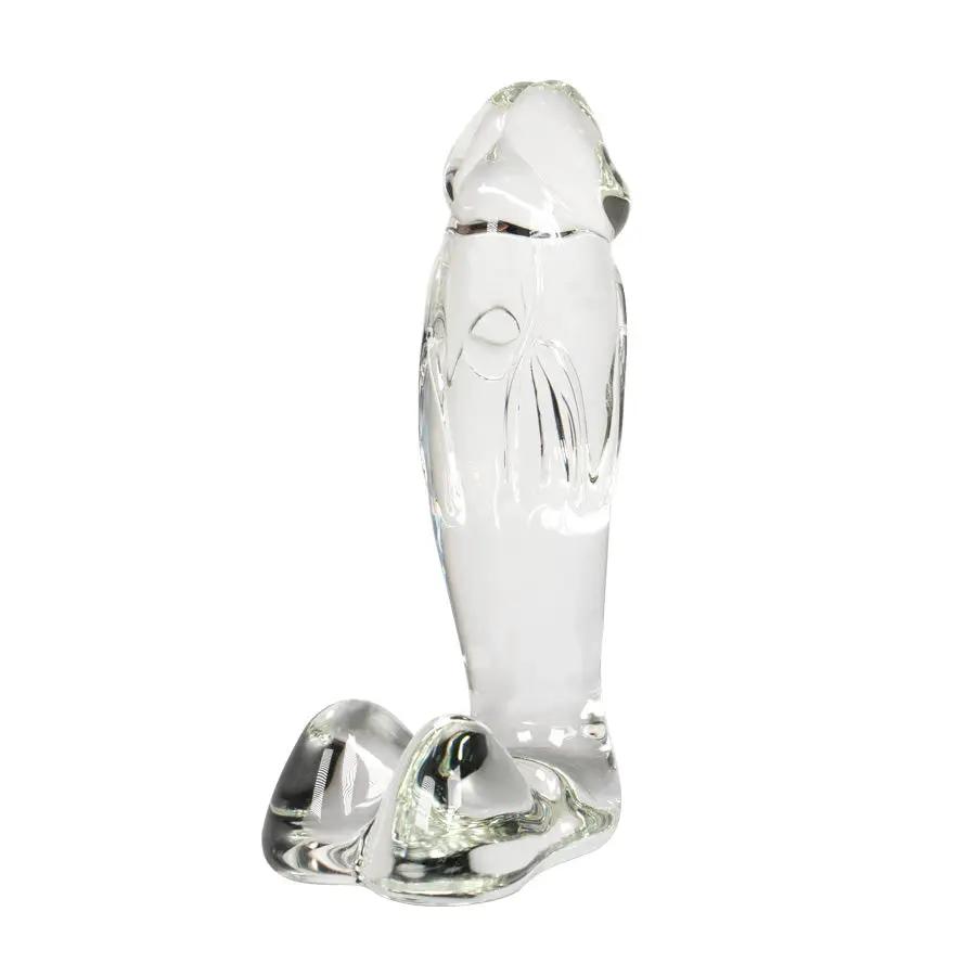 Accesorio De Vidrio Realista Con Relieves Y Postura De Superhéroe by SEXGLASS