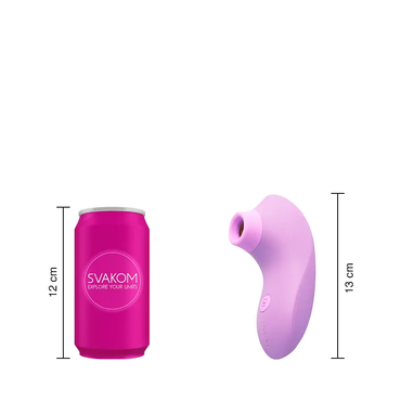 Svakom Estimulador Ergonómico de Silicona Lavanda con Control por App by SVAKOM