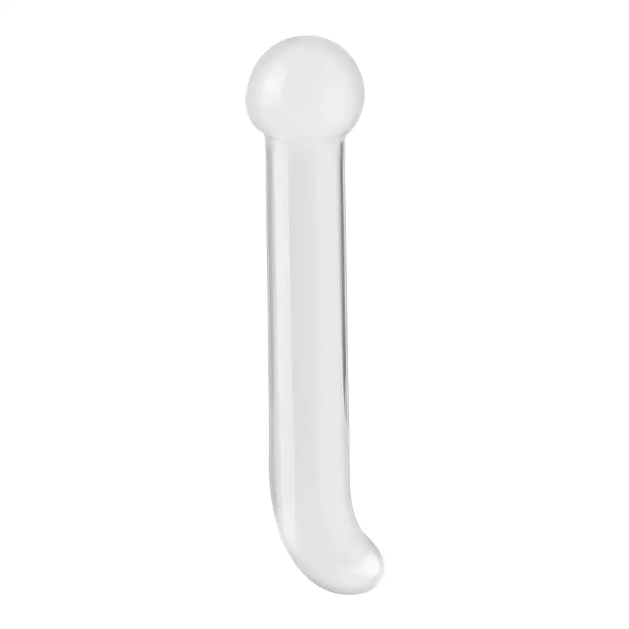 Dispositivo De Vidrio Con Extremo Redondo Y Punta Curva by SEXGLASS